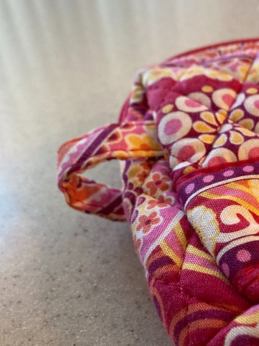 Vera Bradley Cosmetic Bag in Raspberry Fizz - Picture 5 of 8